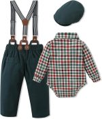 SANMIO Baby Boy Clothes 0-18M Baby Boys Suit 4pcs Baby Boy Dress Clothes Infant Tuxedo Sets - Image 9